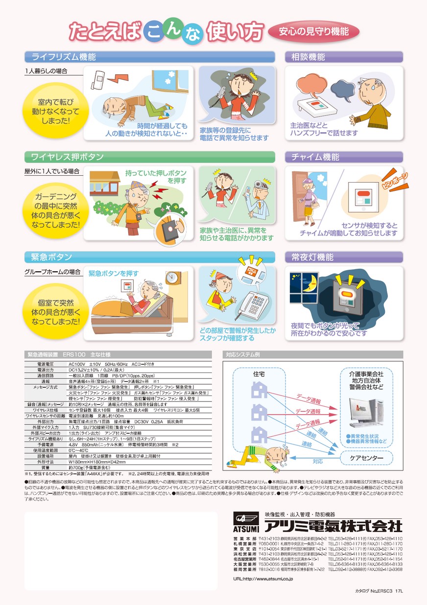 緊急通報装置ERS100