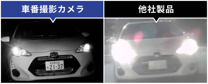 車番撮影カメラ 他社製品